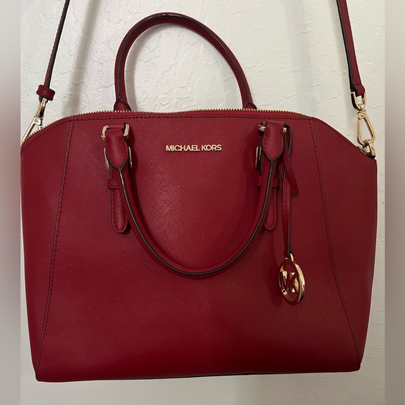 Michael Kors Red Tote - Picture 2 of 5